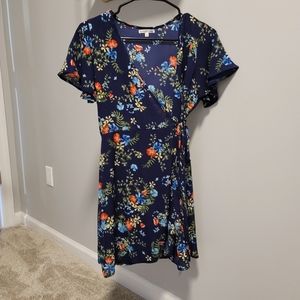 Floral Wrap Dress